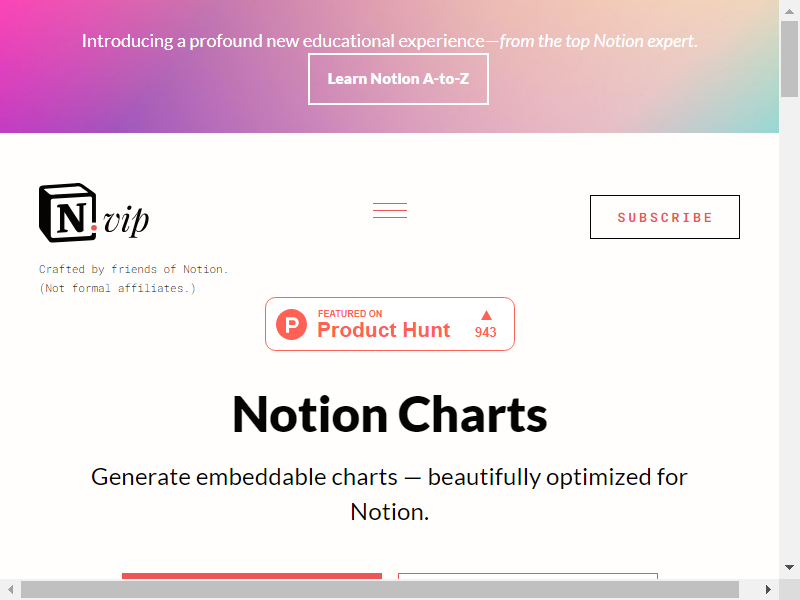 Notion Charts